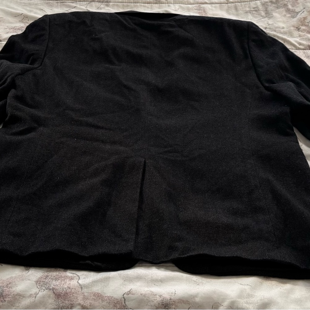 Claiborne men’s black wool, silk and cashmere blazer, size 46R sport jacket - Picture 13 of 14